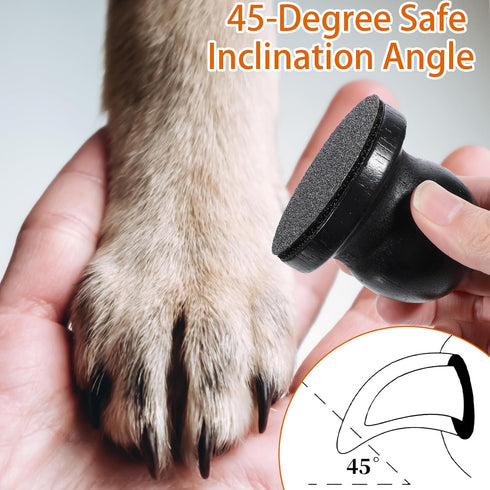 Hadnves 6 Dog Nail File Dog Scratch Board with Pcs Replaceable Sandpaper Wooden Scratchs Pad Easy Nail Care Dogs