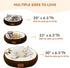 Dog Bed for Small Dogs, Washable Round Donut Pet Bed for Puppy and Kitty, Extra Soft Calming Bed with Anti-Slip Bottom,