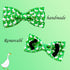Adjustable Dog Collar for X-Large Dogs, Green Gooses Summer Holiday Pet Collar for Boys & Girls