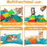 AWOOF Interactive Catnip Mat - Soft and Fun Cat Toy for Indoor Cats