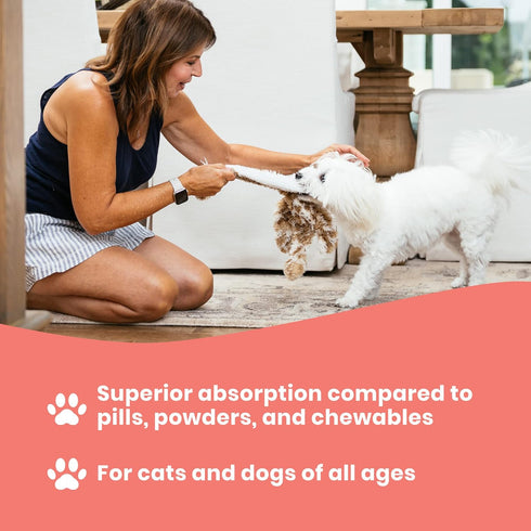 Wild Alaskan Salmon Oil for Cats and Small Dogs, Premium Quality Salmon Oil Supplement for Pets (2 Ounce)