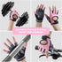 Weight Lifting Gloves for Men Women Gym Half-Finger Glove with Anti Slip Palm Hand Protection for Workout Training