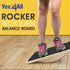Yes4All 350LBS Professional Wooden Balance Board, Anti-Slip Rocker Board for Leg Workout, Wobble Board