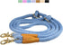 7FT Multifunctional Rope Dog Leash,Hands Free Dog Leash, Crossbody Rope Leash, Adjustable Long Leash for 2 Dogs (7ft*12mm, Airy blue)