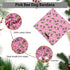 ARING PET Bee Dog Bandanas, Spring Yellow Pink Bees Pet Bandana Scarf Triangle Bibs for Puppy Small Medium Large Boy