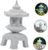 Micro Landscape Decoration Fish Tank Ornaments, Miniature Asian Decorations, Chinese Temple Statue, Zen Garden