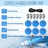 Yetaha 6 Pack Stainless Steel D Rings, 8.2ft Bungee Cord with Hooks Deck Rigging Kit for Inflatable Boat Kayak