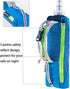 Geila Handheld Water Bottle for Running, 17 oz Grip Bottle with Hand Strap Hydration Pack