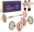 Special Supplies Kids Wooden Workout Play Weights Set - Adjustable Dumbbells and