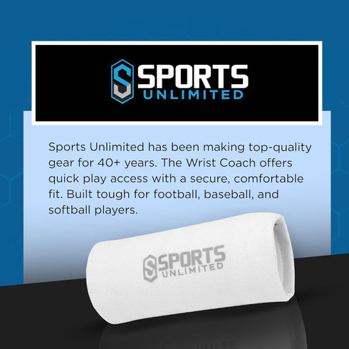 Adult Triple Wrist Coach - Football & Baseball Wristbands