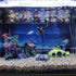 Large Resin Coral Castle Aquarium Decorations, Fish House Breed Tank Decor for Marine Betta Fish