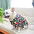 EXPAWLORER Dog Hawaiian Shirt - Breathable Summer Polo T-Shirts for Small Medium Large Dogs