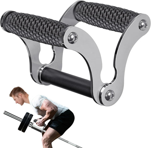 SELEWARE V Bar & T Bar Landmine Handle Attachment for 2" Barbell, Solid Multi-Grip T Row Attachment