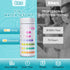 125 Aquarium Test Strips 7 in 1 for Freshwater and Saltwater with Test Tube & Thermometer