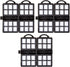 Replacement Fish Tank Filter Cartridges, Suitable for 30-50 Gal Aquarium (3 Sets, 2pcs as a set)
