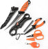 KastKing SteelStream 6pc Fishing Tool Kit - Corrosion Resistant Pliers, Fillet Knife, Gripper, Scissors, Gifts for Men