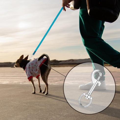 Swivel Snap Hooks, Dog Leash Clips, Dog Leash Snaps, Cat Leash Clip, Pet Buckle Trigger Clip Strap Clip (16pcs)
