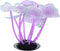 VOCOSTE Soft Silicone Glowing Aquarium Mushroom Coral, Fluorescence Aquatic Artificial Coral for Fish Tank Decoration