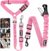 Lukovee Dog Seatbelt Leash for Cars, 2 Pack Pet Safety Seat Belt
