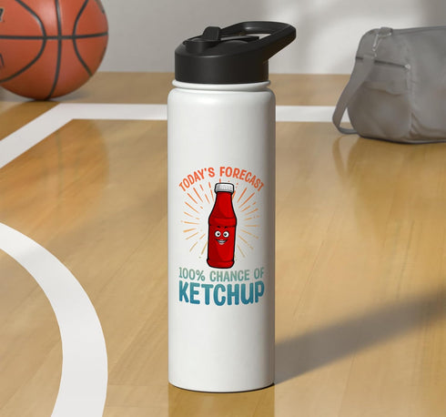 Ketchup Gift Ketchup Lover Accessories & Stuff Funny Ketchup Art For Men Women Youth Tomato Ketchup Lover Stainless