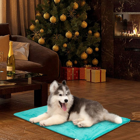 Toozey Pet Heating Pad, 6 Adjustable Temperatures, Indoor Electric Heating Pads for Dogs & Cats