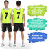 Scrimmage (12 Pack) Training Vest Team Sports Pinnies Jerseys for Adult Youth Soccer Bibs Numbered Practice Jerseys