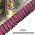 BTINESFUL Dog Tie-Out Long Tether Rope, 8ft/12ft/20ft/30ft/50ft/75ft, Outdoor Leash for Large Medium Small Dogs