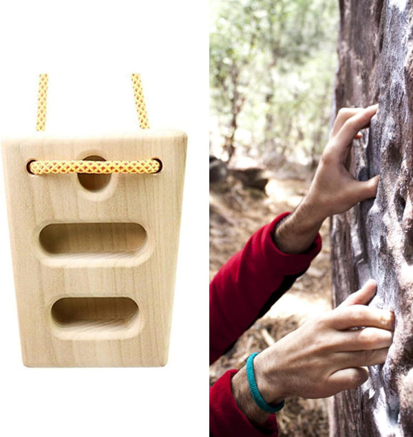 jiingekk Climbing Training Board Finger Grip Strengthener Forearm Exerciser Hangs Board Building Cores Strength Hangs