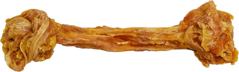 Ultra Chewy Turkey Tendon Knotted Bones for Dogs - Premium All-Natural Dog Chew Treat, 1 Pack, 8 Inches