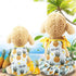 Pet Clothes, Summer Fruit Dog T-Shirt & Skirt Dress for Small Dogs & Cats (M-Back Length 30cm, Pineapple)
