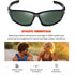 Polarized Sports Sunglasses for Men, UV400 Baseball Running Cycling Golf Glasses for Outdoor Activities