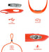 KNOG Bandicoot Silicone Rechargeable Headlamp - 250 Lumen LED Head Lamp, 5 Modes Waterproof Flashlight for Outdoor