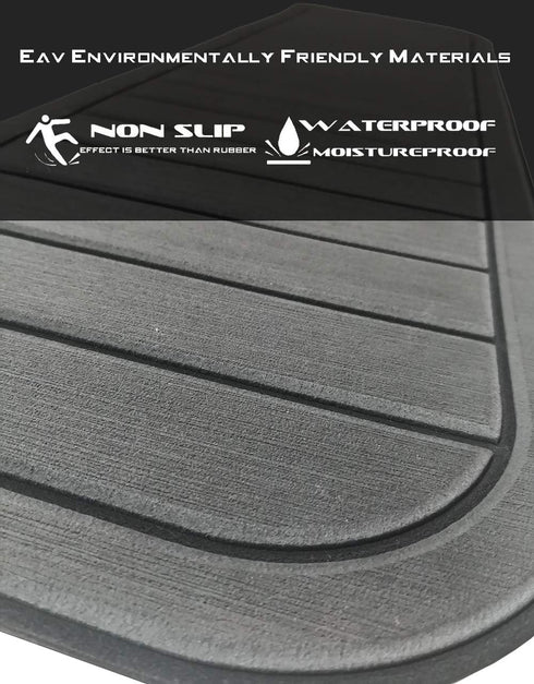 Golf Cart Rear Seat Kits Floor Mat - Anti-Skid EVA Mat for Yamaha EZGO RXV/TXT, Club Car DS/Precedent, Star Car, Excar,