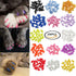 100pcs 5 VICTHY Cat Nail Caps, Medium Size Colors, with Glue and Applicators, Natural Vinyl Resin, Long-lasting
