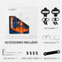 Pedal MTB Mountain Bike Pedals Compatible with Dual Function Sealed Clipless Aluminum 9/16" Bicycle Flat