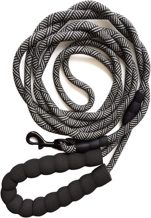 MayPaw 8FT Small Dog Leash, 1/4in Lightweight Strong Nylon Rope with Comfortable Handle for Outdoor