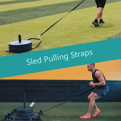 Weighted Training Waist Belt for Pulling Sled and Tires, Sled Trainer Pull Leash for Strength Speed Agility Training