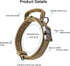 Tactical Dog Collar - Adjustable Military Nylon Collar with Handle and Heavy Duty Metal Buckle for Dogs