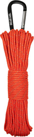 GEAR AID 175 Paracord - Lightweight Visible Guyline for Securing Tarps and Tents, 100 ft, Orange Reflective