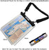 Waterproof Map Case 13 inch, Clear Dry Tablet Bag for Camping, Hiking, Kayaking, Biking, Traveling