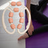 harayaa 9 Muscle Roller for Legs Massage Rollers for Muscles Manual Wheels Cellulite Roller for Thighs Foam Roller