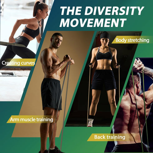 LEEKEY Resistance Bands, Exercise Pull Up Assist Bands Set for Men and Women, Fitness Training, Home Workouts