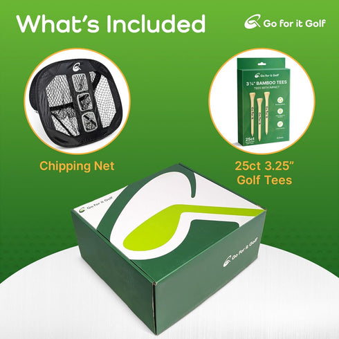 Ultimate Golf Kit Essentials Gift Box for Men & Women, Premium Accessories & Training Tools