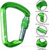 SEPEAK UIAA 30kN Locking Climbing Carabiner, Heavy Duty Screwgate Clip for Outdoor Climbing, Mountaineering, Camping