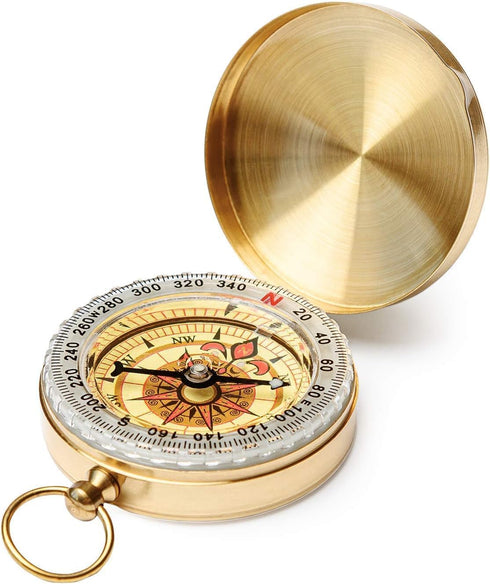 JSD Camping Survival Compass Metal Compass Kids Compass for Hiking Camping Hunting Outdoor
