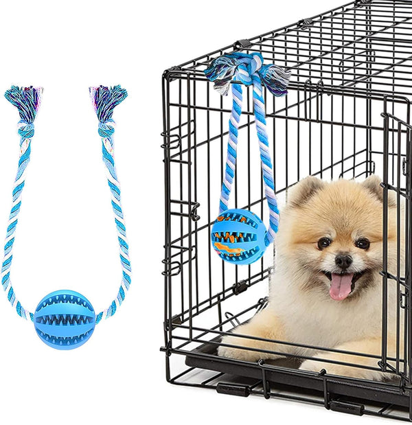 Engorgio Interactive Dog Chew Toys Crate Training Aids for Puppies, Puzzle Treat Dispenser