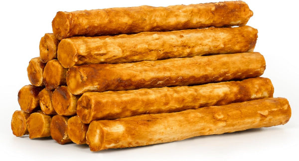 MON2SUN Chicken Collagen Sticks for Dogs, 5 Inch Teeth Cleaning Collagen Chews