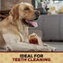 All Natural Dog Chew Treats, Premium Rawhide Chips, 1 Pound, Long Lasting Grass Fed Beef Hide