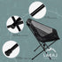 Ultra-Light Folding Camping Chair - 1.5 lbs All-Aluminum Frame, Lightweight Rip-Stop Fabric, Compact Storage