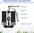 2 20-55 Upgrade Aquarium Electric Power Sponge Filter with Submersible Pump Ultra-Quiet Motor with Bio Ceramic Media